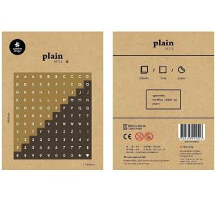 Opakowanie Naklejki Litery i cyfry 2 ark.