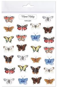 Opakowanie Naklejki Motyle