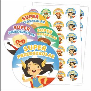 Naklejki motywacyjne - Super przedszkolak 48 szt.. Wydawca: LearnHow. Multiszop.pl Opakowanie Naklejki motywacyjne - Super przedszkolak 48 szt.