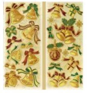 Opakowanie Naklejki na folii dzwonki