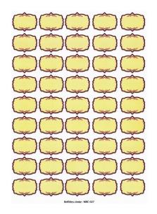 Opakowanie Naklejki na konfitury i przyprawy 03