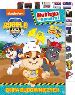 Naklejki na numerki. Ekipa Budowniczych. Autor:   Praca zbiorowa. Multiszop.pl Okładka książki Naklejki na numerki. Ekipa Budowniczych