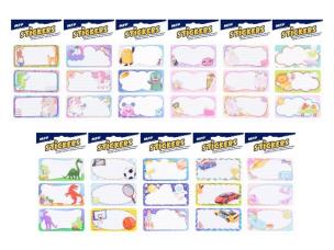 Opakowanie Naklejki na prezenty 12x8cm 6016 mix