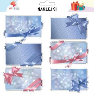 Naklejki na prezenty Boże Narodzenie 2. Wydawca: All4Kids. Multiszop.pl Opakowanie Naklejki na prezenty Boże Narodzenie 2