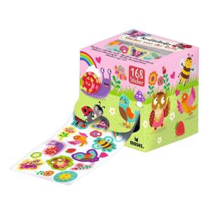 Naklejki na rolce różowe 168szt. Wydawca: Moses. Multiszop.pl Opakowanie Naklejki na rolce różowe 168szt