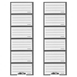 Opakowanie Naklejki na zeszyt Ramka B&W (25szt)