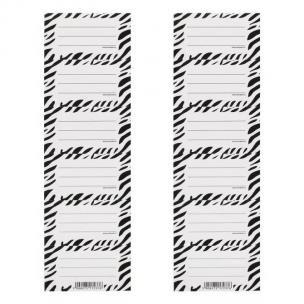 Opakowanie Naklejki na zeszyt Zebra (25szt)