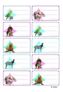 Opakowanie Naklejki na zeszyty 06