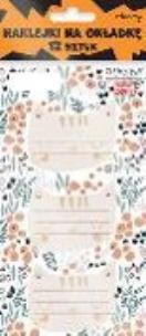 Opakowanie Naklejki na zeszyty - Koty (12szt)