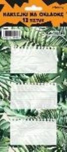 Opakowanie Naklejki na zeszyty - Monstera (12szt)