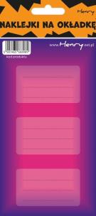 Opakowanie Naklejki na zeszyty - Niebiesko-różowe (12szt)