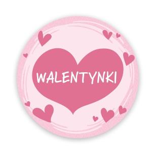 Opakowanie Naklejki okolicznościowe - Walentynki Serca 24szt