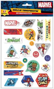 Naklejki ozdobne Avengers mix. Wydawca: Beniamin. Multiszop.pl Opakowanie Naklejki ozdobne Avengers mix