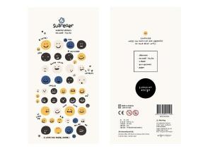 Naklejki ozdobne Buźki Emocje. Wydawca: Suatelier. Multiszop.pl Opakowanie Naklejki ozdobne Buźki Emocje