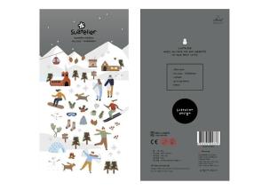 Naklejki ozdobne Ferie Zimowe. Wydawca: Suatelier. Multiszop.pl Opakowanie Naklejki ozdobne Ferie Zimowe