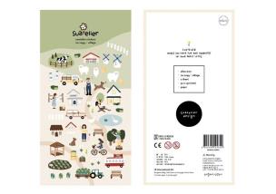 Naklejki ozdobne Na wsi. Wydawca: Suatelier. Multiszop.pl Opakowanie Naklejki ozdobne Na wsi