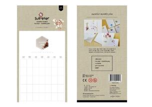 Naklejki ozdobne Planer miesięczny 12szt. Wydawca: Suatelier. Multiszop.pl Opakowanie Naklejki ozdobne Planer miesięczny 12szt
