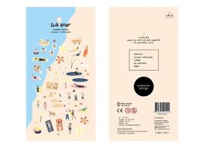 Naklejki ozdobne Plaża. Wydawca: Suatelier. Multiszop.pl Opakowanie Naklejki ozdobne Plaża