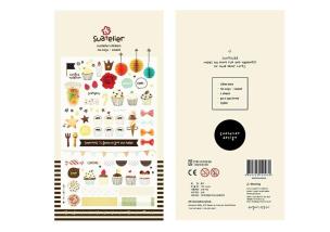 Opakowanie Naklejki ozdobne Słodkości