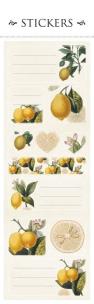 Opakowanie Naklejki ozdobne ST153-6 cytryny 2 arkusze