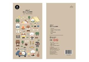 Naklejki ozdobne W lesie. Wydawca: Suatelier. Multiszop.pl Opakowanie Naklejki ozdobne W lesie