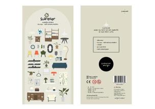 Naklejki ozdobne W salonie. Wydawca: Suatelier. Multiszop.pl Opakowanie Naklejki ozdobne W salonie