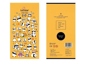 Naklejki ozdobne wypukłe Pandy. Wydawca: Suatelier. Multiszop.pl Opakowanie Naklejki ozdobne wypukłe Pandy