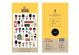 Opakowanie Naklejki ozdobne Żołnierzyki