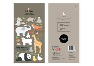 Opakowanie Naklejki ozdobne Zwierzęta Lądowe