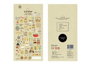 Naklejki ozdobne Zwierzęta Misie. Wydawca: Suatelier. Multiszop.pl Opakowanie Naklejki ozdobne Zwierzęta Misie