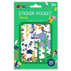 Naklejki - Panda. Wydawca: AVENIR. Multiszop.pl Opakowanie Naklejki - Panda