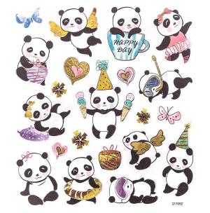 Opakowanie Naklejki pandy 21szt