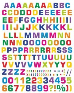 Opakowanie Naklejki papierowe ABC Color 01