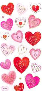 Opakowanie Naklejki papierowe brokatowe DPNB-105 DP