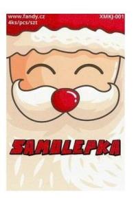 Opakowanie Naklejki papierowe Mini - Mikołaj