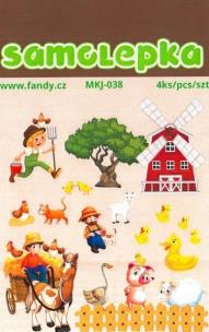 Opakowanie Naklejki papierowe Mini MKJ-038