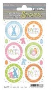 Opakowanie Naklejki papierowe wielkanocne kółka