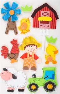 Opakowanie Naklejki piankowe 3D