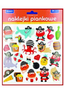 Opakowanie Naklejki piankowe całoroczne V1 24szt.