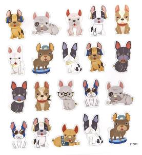 Opakowanie Naklejki pieski 20szt