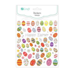 Naklejki pisanki 80 szt.. Wydawca: DP CRAFT. Multiszop.pl Opakowanie Naklejki pisanki 80 szt.