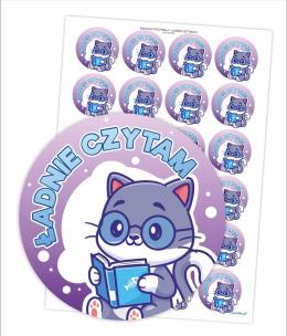 Naklejki pochwały - Ładnie czytam 24szt. Wydawca: LearnHow. Multiszop.pl Opakowanie Naklejki pochwały - Ładnie czytam 24szt