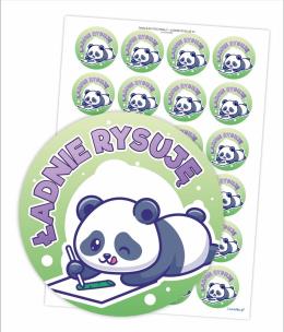 Naklejki pochwały - Ładnie rysuje 24szt. Wydawca: LearnHow. Multiszop.pl Opakowanie Naklejki pochwały - Ładnie rysuje 24szt