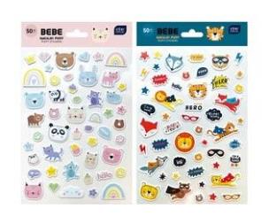 Opakowanie Naklejki puffy 50szt Friends