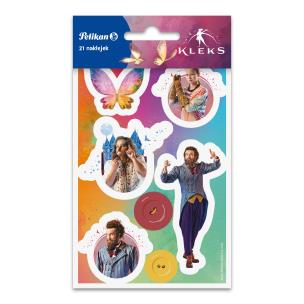 Opakowanie Naklejki samoprzylepne Kleks paczka 10 sztuk Pelikan