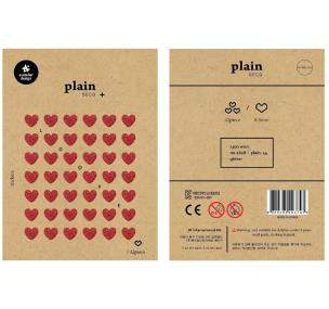 Opakowanie Naklejki Serca 8,5mm 42szt
