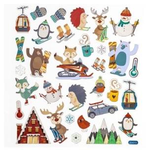 Opakowanie Naklejki sporty zimowe 32szt