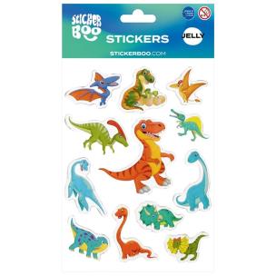 Opakowanie Naklejki Sticker BOO Dinozaury