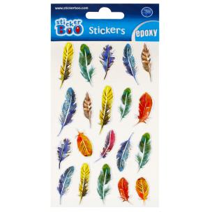 Opakowanie Naklejki Sticker BOO Piórka