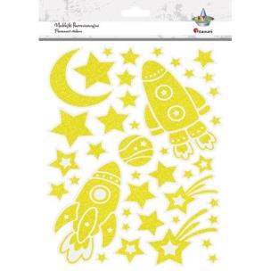 Opakowanie Naklejki świecące w ciemności 40szt.